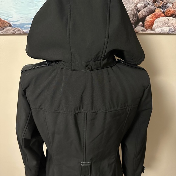 MICHAEL KORS Women's Black Coat Medium - Picture 7 of 17